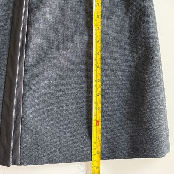 Yansi Fugel Wool Blend Coat Small S Blue Lightweight Minimalist Transitional Lay - Picture 7 of 14